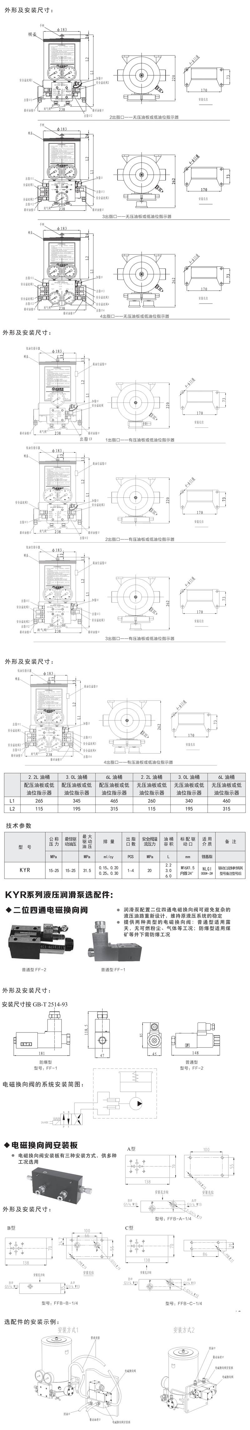 RHX-I2液壓潤滑泵